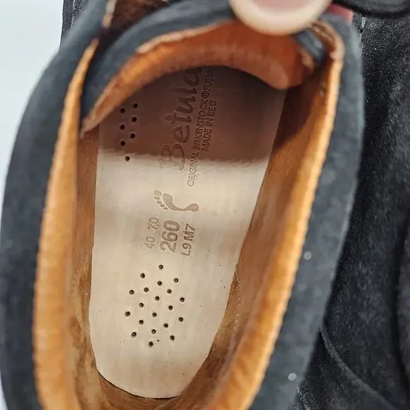 Betula Berkenstock Suede Leather Lace Up Boots Eur 40 US L9/M7 New No Tags - Picture 7 of 10